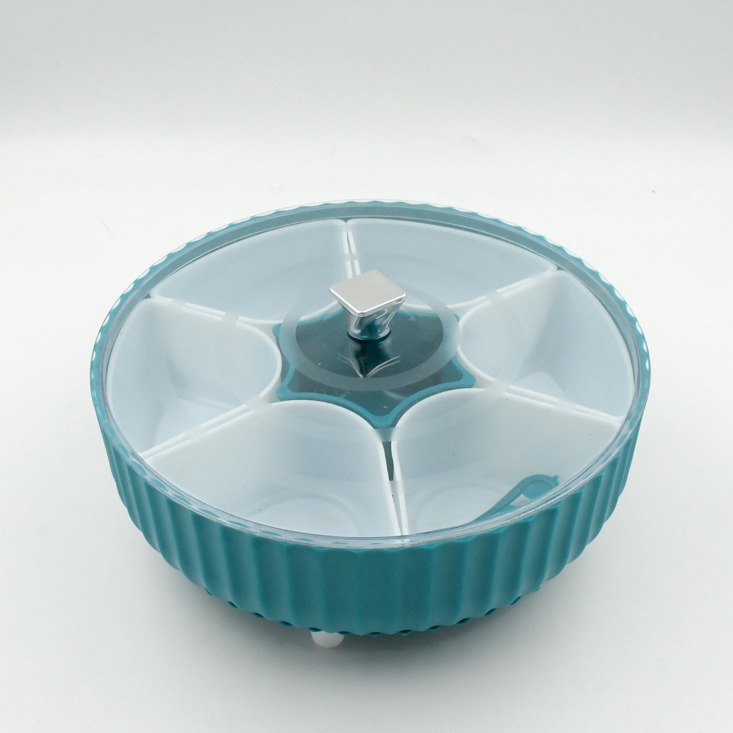 5811 360° Revolving Spice Box & Dry Fruit Box Plastic 7 Compartment Box Suitable For Multipurpose Storage Use like Dry Fruit , Spices , Pickle , Tea , & Sugar Etc, Kitchen Use 5811 360° Revolving Spice Box & Dry Fruit Box Plastic 7 Compartment Box Suitable For Multipurpose Storage Use like Dry Fruit , Spices , Pickle , Tea , & Sugar Etc, Kitchen Use